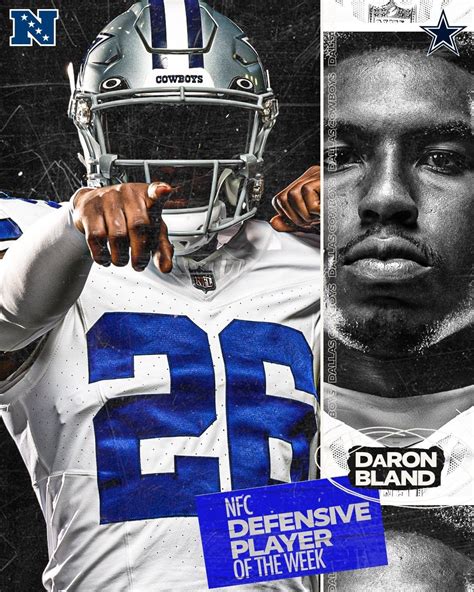 [Dallas Cowboys] DaRon Bland named NFC defensive player of the week : r/nfl