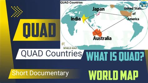 What is QUAD / QUAD Countries Map 2022 / QUAD Group Countries 2022/QUAD ...