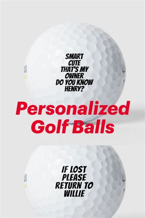 Funny Golf Balls | Gifts for him | Custom message and name | Golf ...