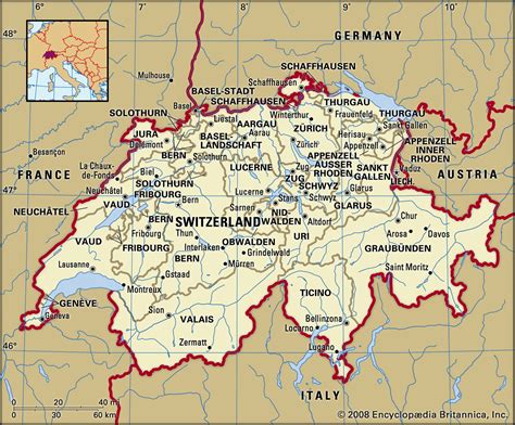 Map of Switzerland 🇨🇭 (the actual flag is square, not rectangular).