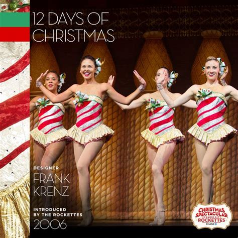 Wardrobe Wednesday: '12 Days of Christmas' | The Rockettes | 12 days of ...