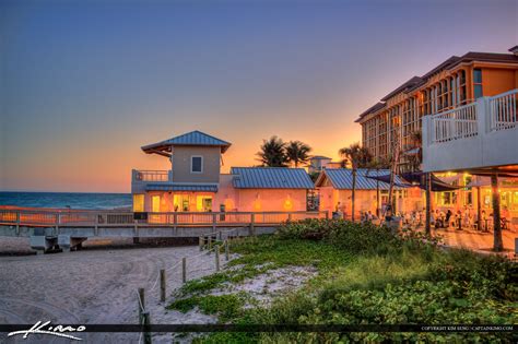 Deerfield Beach Pier After Sunset | HDR Photography by Captain Kimo