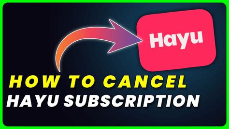 How to Cancel hayu Subscription - YouTube