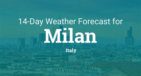 Milan, Italy 14 day weather forecast