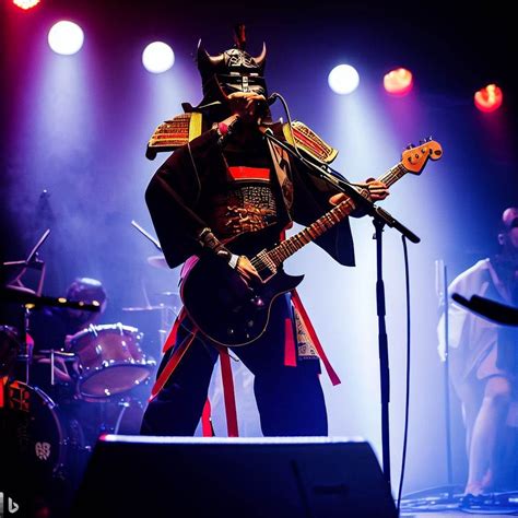 Samurai as the lead singer of a rock band. : r/weirddalle