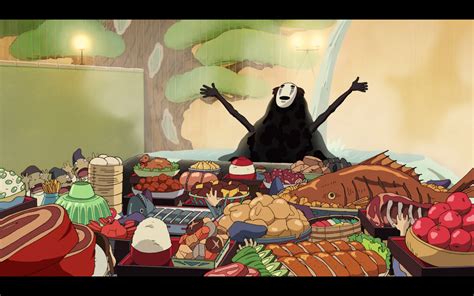 No Face Spirited Away Eating - Uphobby