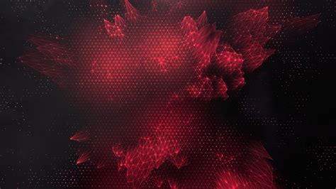 3840x2160 Low Poly Red Triangle Art Abstract 4K ,HD 4k Wallpapers ...