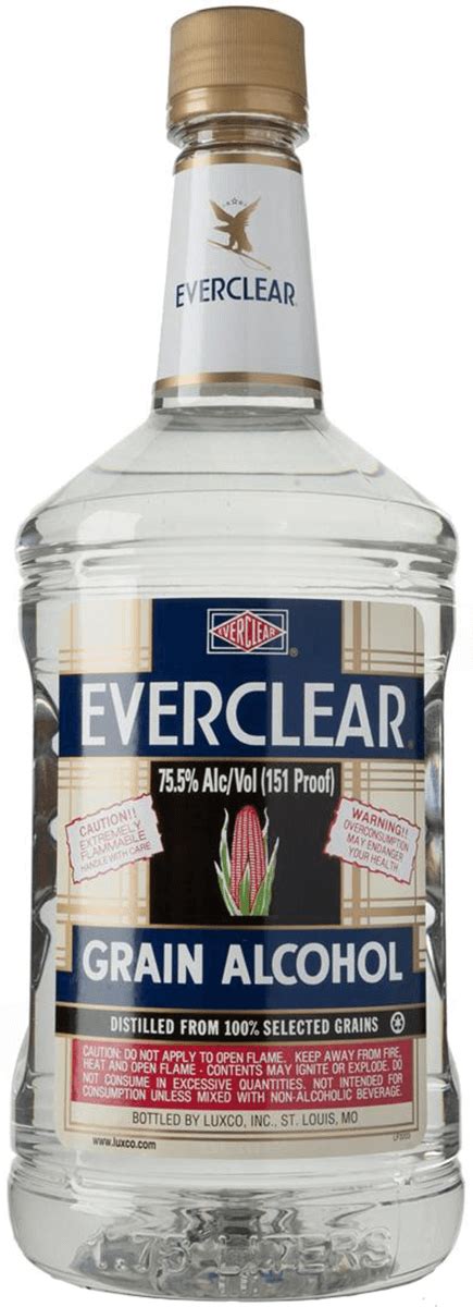 Everclear Grain Alcohol - 190 Proof - 1.75L | Bremers Wine and Liquor