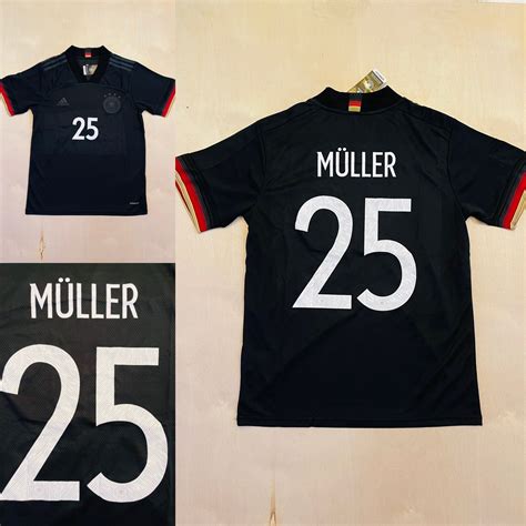 Muller 25 Germany away soccer jersey Euro Cup 20/21 | Etsy