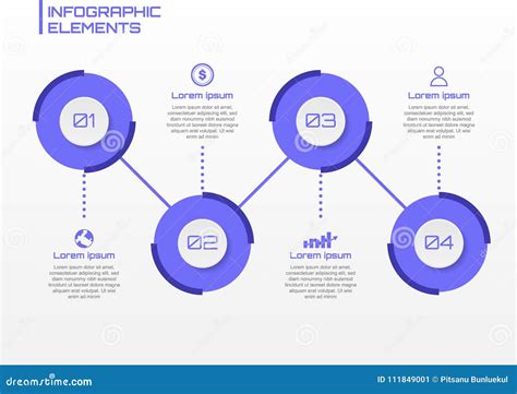 Modern Business Infographic Design Stock Vector - Illustration of number, information: 111849001