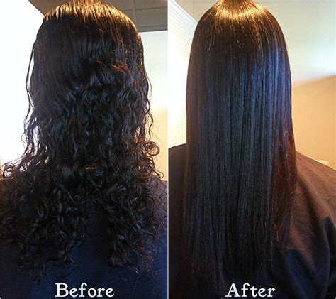 Before & After with YUKO Hair Straightening! Leaving hair permanently ...