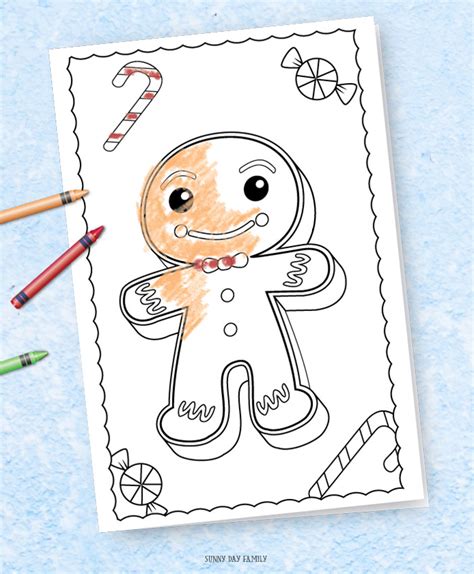 3 Free Printable Christmas Cards for Kids to Color | Sunny Day Family