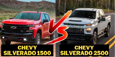 Chevy Silverado 1500 vs 2500: Best Comparison Ever!