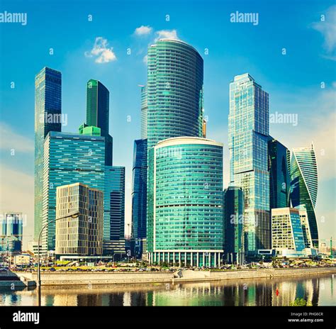 Moscow City skyline Stock Photo - Alamy