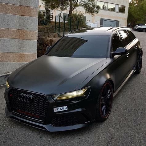 Matte Black Audi RS6 Avant | Audi rs6, Black audi, Luxury cars audi