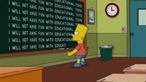 Bart Simpson Chalkboard Writings Part 2 - Gallery | eBaum's World