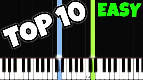 Top 10 Easy Piano Songs for the Complete Beginners Chords - Chordify