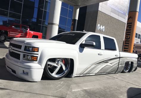 2017-sema-chevy-silverado-slammed - The Fast Lane Truck