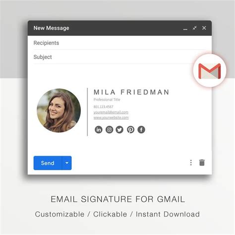 +15 How To Create A Custom Email Signature In Gmail References - Upblog