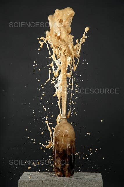 Photograph | Mentos and Soda Reaction | Science Source Images