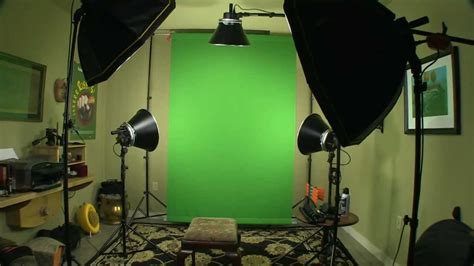 Green screen lighting - YouTube