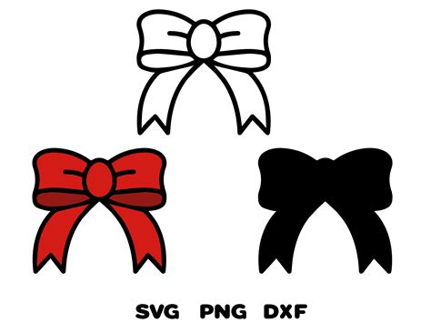 Bow Svg Bow Silhouette Svg Girl Bow Svg Bow Cricut Cut File Etsy ...