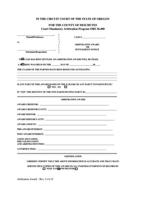 Top 67 Oregon Court Forms And Templates free to download in PDF format