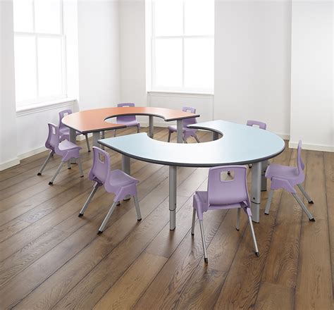 Height Adjustable Classroom Rainbow Table - Classroom Tables | Early Learning Furniture