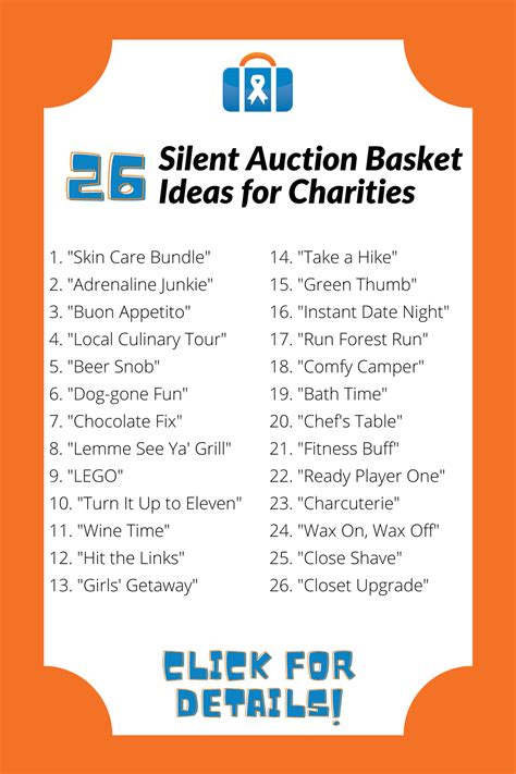 57 auction gift basket ideas for fundraisers and raffles – Artofit