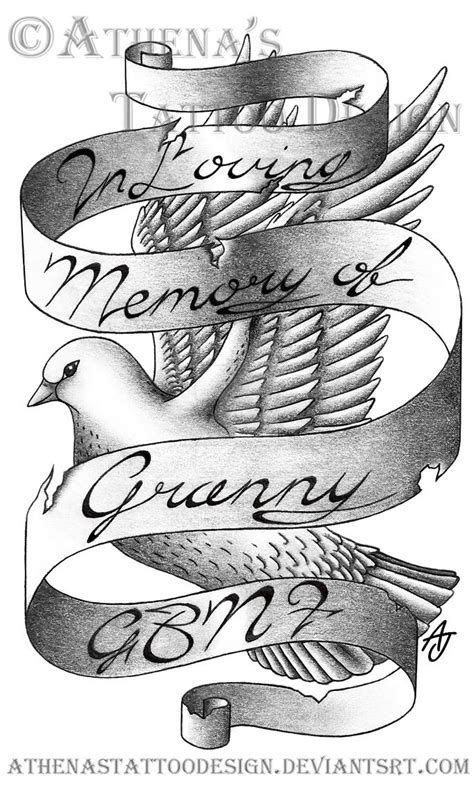 In Loving Memory... by athenastattoodesign on DeviantArt