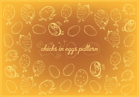 Free Easter Chicks Vector Background 104484 Vector Art at Vecteezy