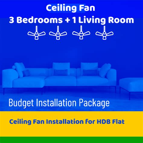 Ceiling Fan - 3 BDR + Living Room (HDB) – AAWONG Engineering
