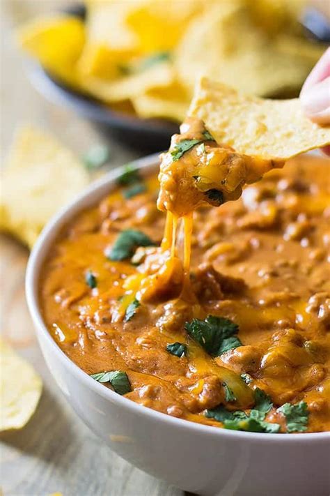 Homemade Chili Cheese Dip - Countryside Cravings