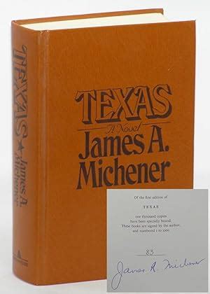 Texas by James a Michener, Signed - AbeBooks