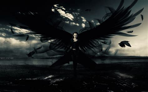 Dark angel wallpapers | Dark angel stock photos | Dunkle engel, Dunkle kunst, Anime angel