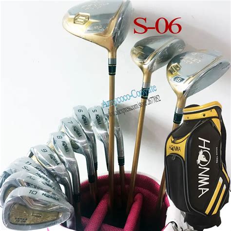 New Golf Clubs HONMA S 06 Club Complete Set HONMA Golf driver.wood ...