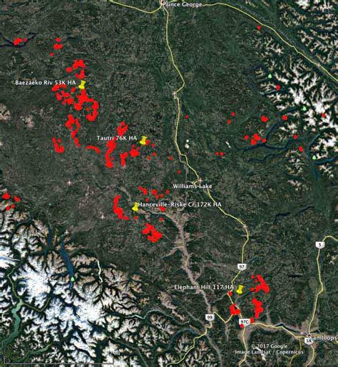 128 active wildfires in British Columbia as firefighters from North ...