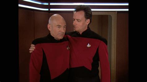 Q Hugging Picard Blank Template - Imgflip