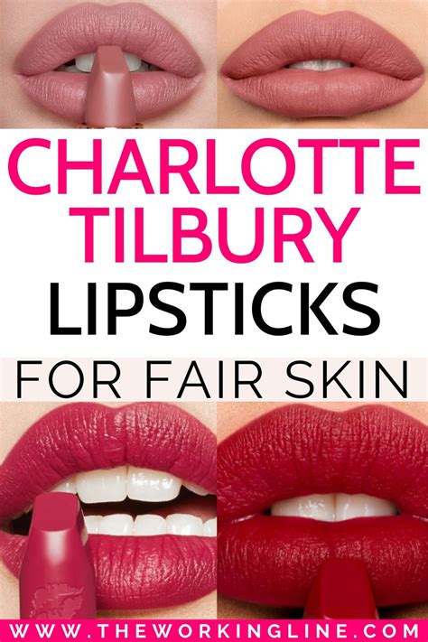 10 Best Charlotte Tilbury Lipstick for Fair Skin & Redheads