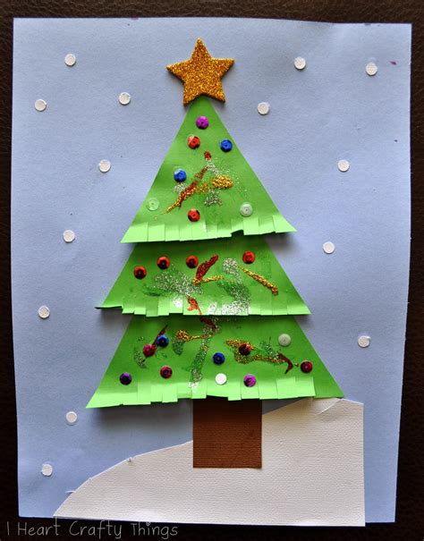 Kids Christmas Tree Craft | I Heart Crafty Things