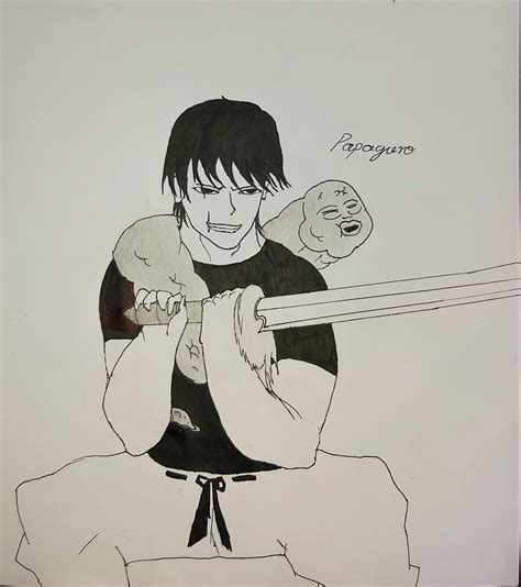 I drew a sketch of [Sorcerer Killer] : r/JuJutsuKaisen