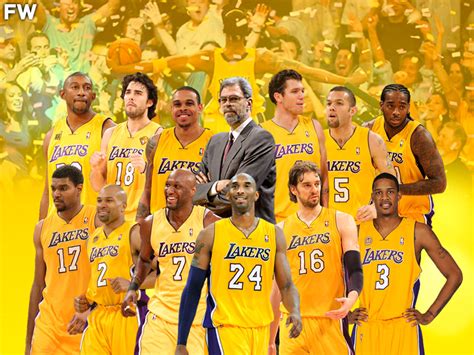 2009 NBA Champion Los Angeles Lakers: Regular Season And Playoff Stats For Every Player ...