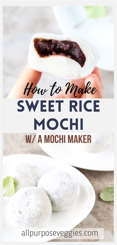 How to Make Mochi from Scratch! (w/ a Mochi Maker) - All Purpose Veggies