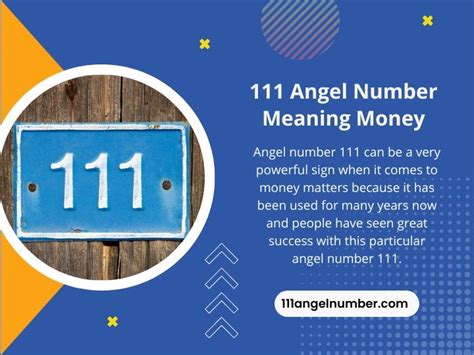 111 Angel Number Meaning Money. Unlock Abundance- Manifest Wealth With… | by 111 Angel Number ...