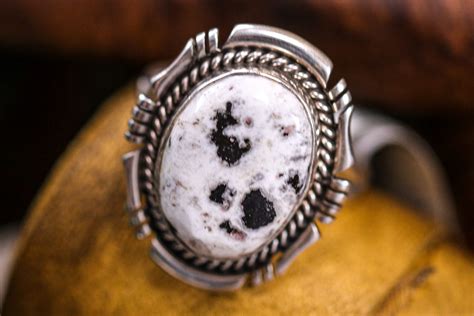 White Buffalo Ring - Native American Turquoise Jewelry - Dakota Sky Stone