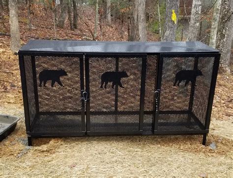 Bear proof trash container bins Sevierville Gatlinburg Pigeon Forge ...