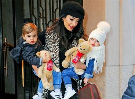 Amal and George Clooney’s twins look just like George! - The Frisky