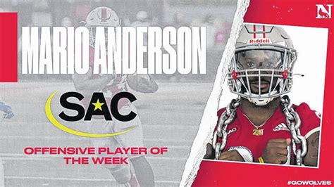 Anderson earns SAC Offensive Player of the Week honors | Newberry Observer