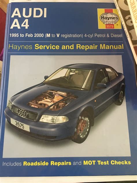 Audi A4 Haynes manual - FOC - Parts for Sale - WSCC - Community Forum