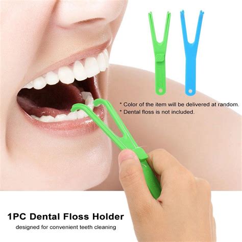 Dental Floss Holder Flosser Toothpicks Sticks Floss Pick Interdental Brush Oral Care Tooth ...